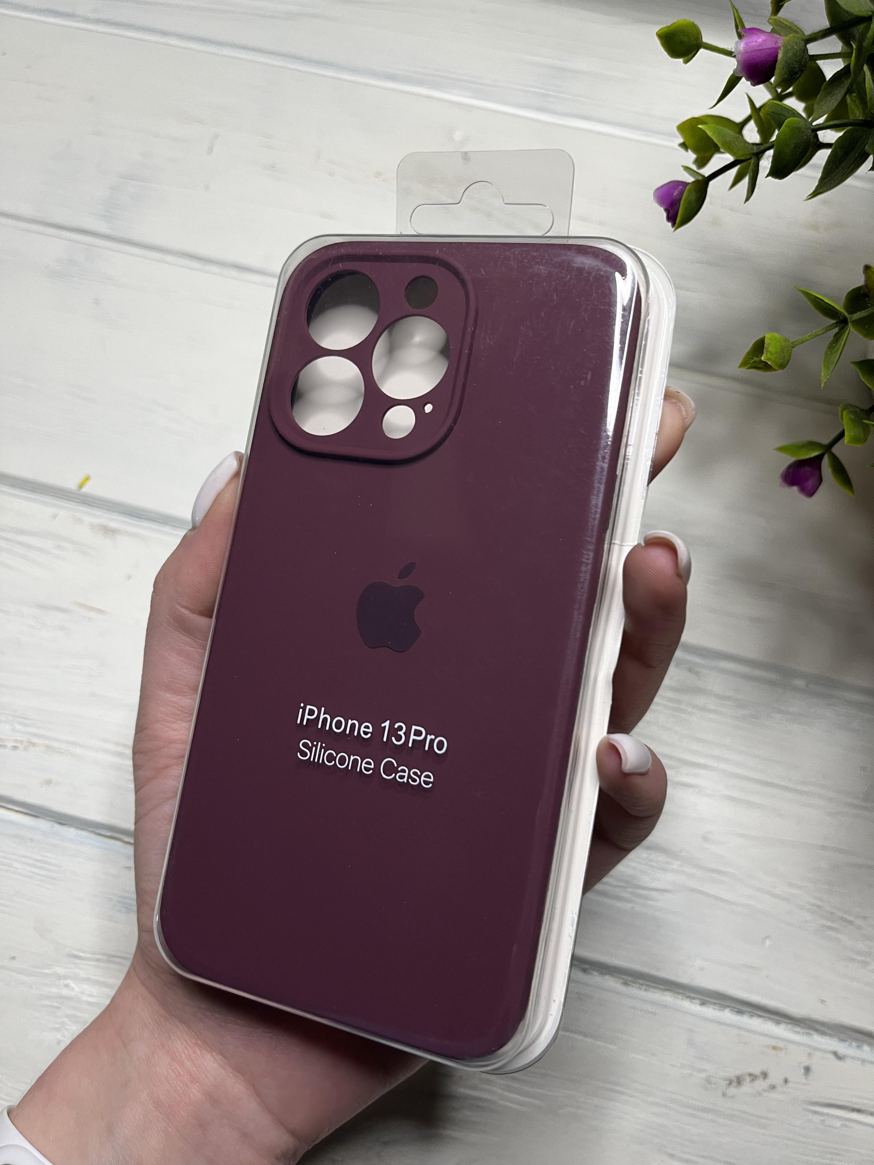 Чехол накладка на iPhone (Айфон) 13 Pro закрытый низ и закрытая камера silicone case full camera Apple Чехол накладка на iPhone (Айфон) 13 Pro закрытый низ и закрытая камера silicone case full camera Apple