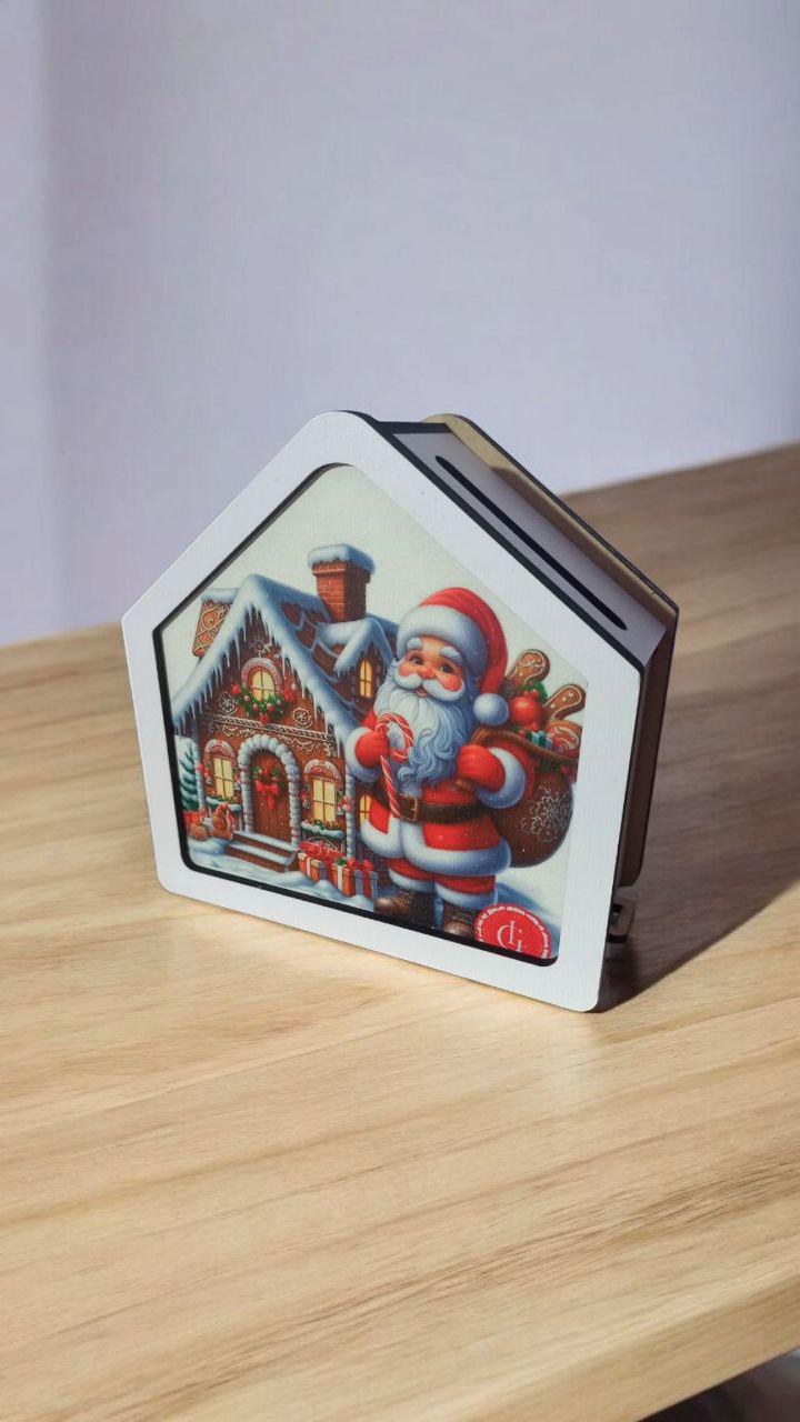 Коробка деревянная под наполнения сладостями новогодняя (146) Коробка деревянная под наполнения сладостями новогодняя (146)