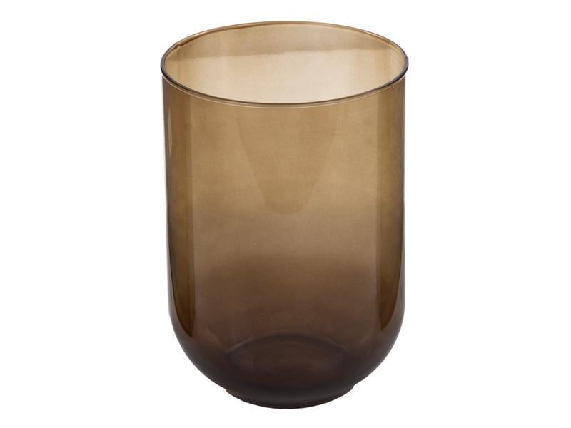 Ваза стеклянная Lefard Essentials Emilia topaz h 20 см d 14 см Коричневый (804-096)