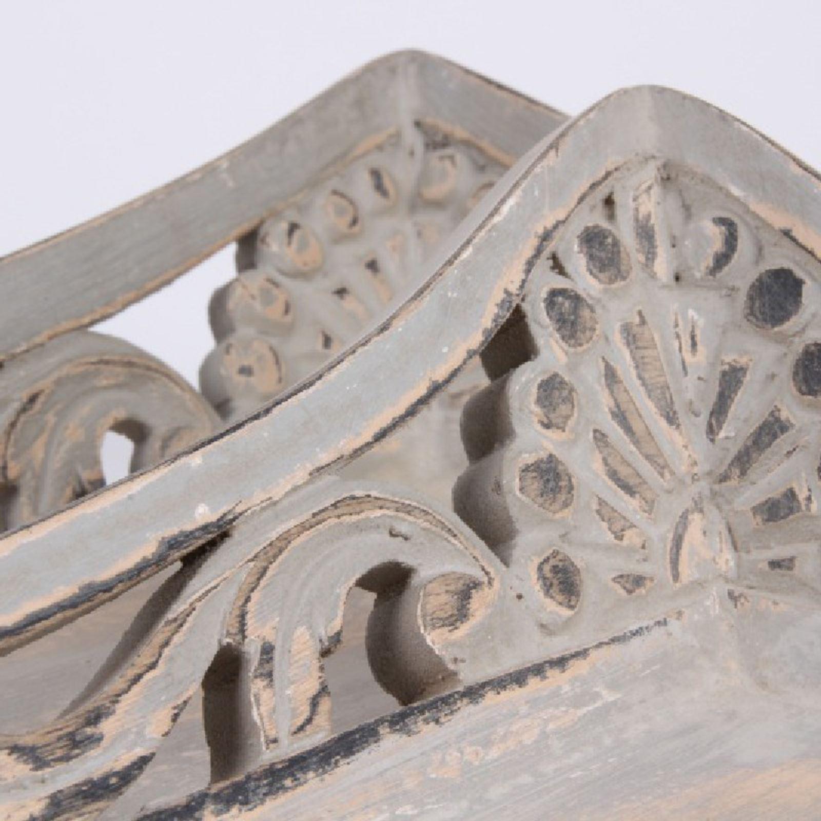 Комплект підносів різьблених з мангового дерева (26485287) - фото 2 Комплект підносів різьблених з мангового дерева (26485287) - фото 2