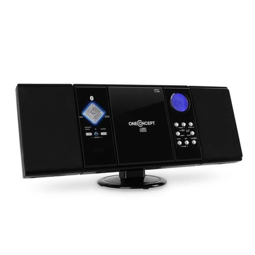 Стереосистема OneConcept V-12 BT Bluetooth FM USB SD Черный - фото 1