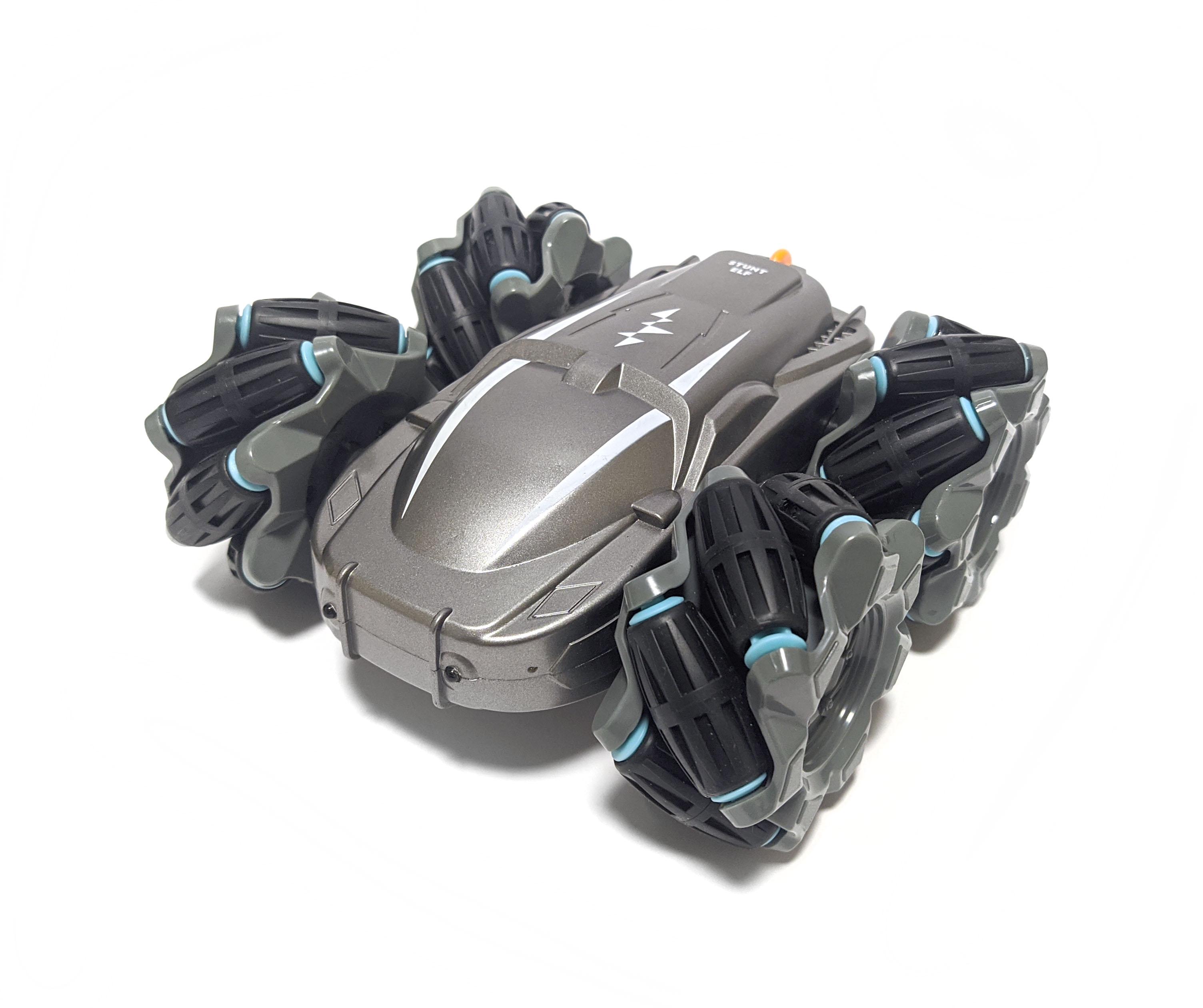 Трюковая машинка перевертыш 15 см JZL сенсорный пульт Серый (04921s) - фото 11 Трюковая машинка перевертыш 15 см JZL сенсорный пульт Серый (04921s) - фото 11