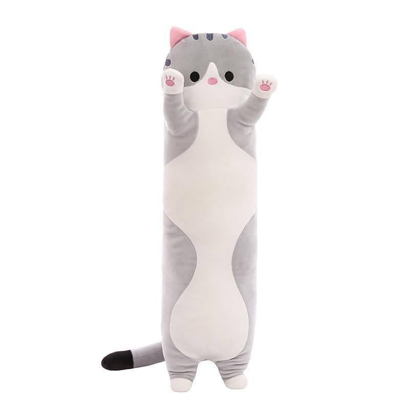 Мягкая игрушка-подушка Кот Батон 70 см Серый (594f72d9)