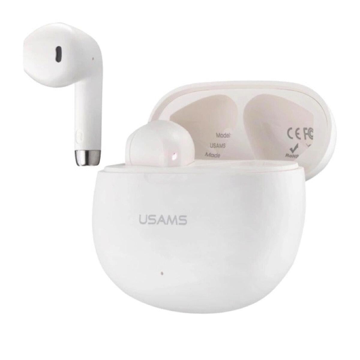 Наушники Usams US-YO17 TWS Earbuds Rhymbo Series BHUYO02 White (18646637)