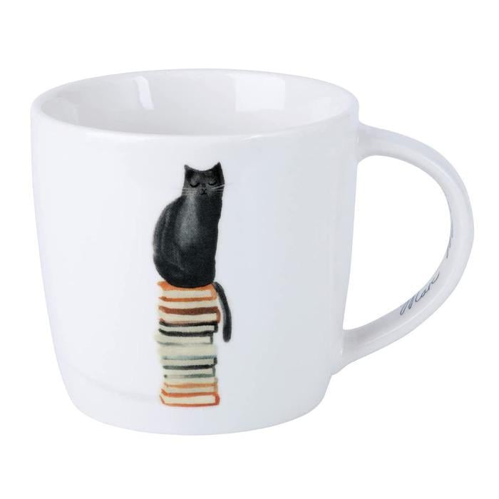 Кружка для кофе Maxwell & Williams FELINE FRIENDS Well Read фарфор 400 мл (2629564)