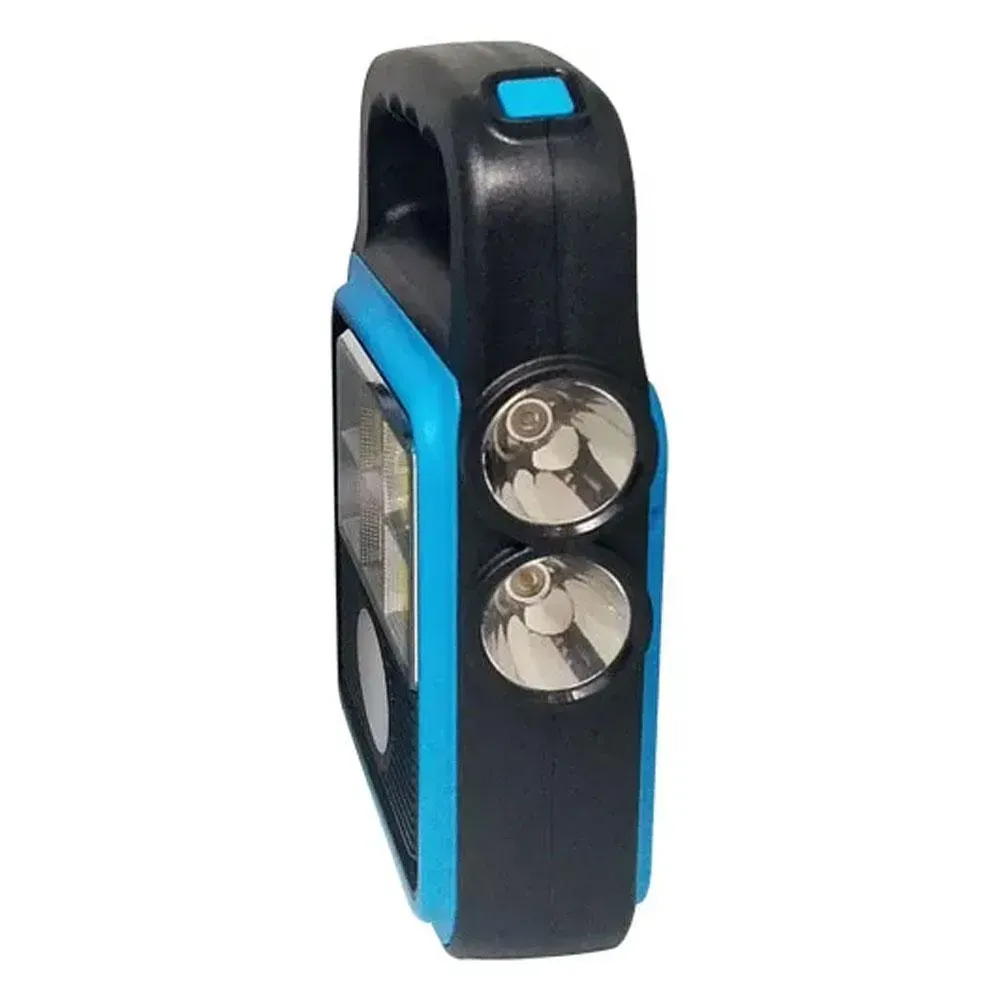 Ліхтар прожектор LED із сонячною панеллю та повербанком HS-8020 акумуляторний USB (234569133) - фото 6