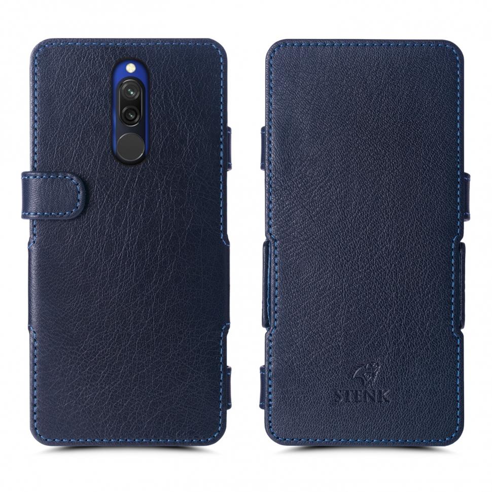 Чехол книжка Stenk Prime для Xiaomi Redmi 8 Синий (64650)