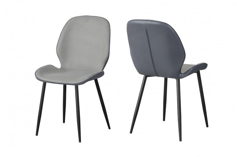 Кухонний стілець Мікс Меблі Аякс Чорний/Сірий (26721091) - фото 2 Кухонний стілець Мікс Меблі Аякс Чорний/Сірий (26721091) - фото 2