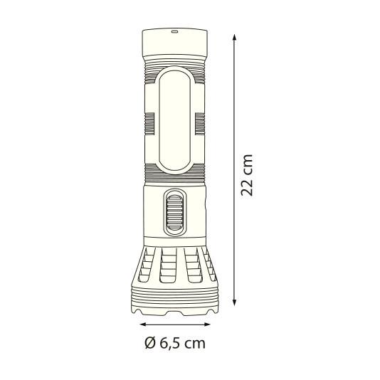 Фонарик ручной Horoz Electric BEST-3 3W аккумуляторный светодиодный - фото 2