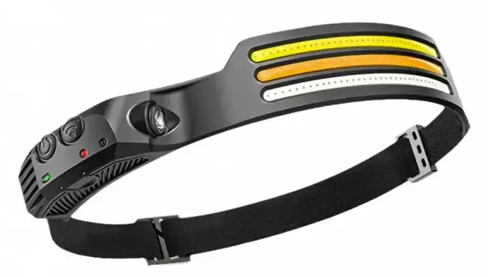 Фонарь налобный COBA CB-689-3 с сенсором движения (CB-689-3)