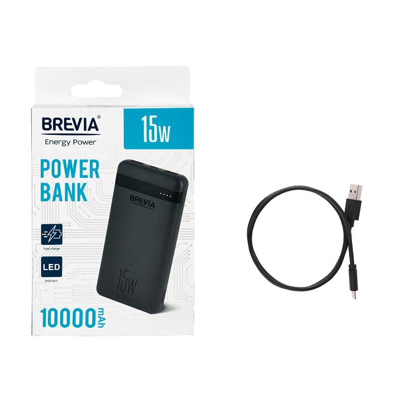 Повербанк Brevia 10000 mAh 15W Li-Pol (45115) - фото 8