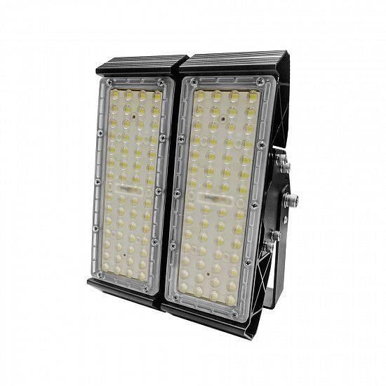 Прожектор LED EUROLAMP LED-FLP-100/50 100W 220V 13000lm 5000K IP65 265х250 мм з радіатором (4260484994295)