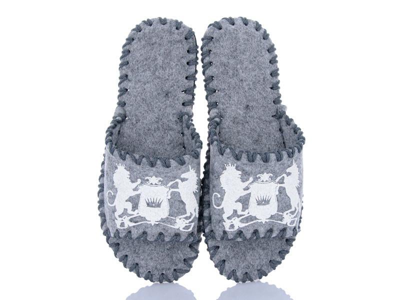 Капці фетрові чоловічі VENDS 321 р. 42-43 Сірий