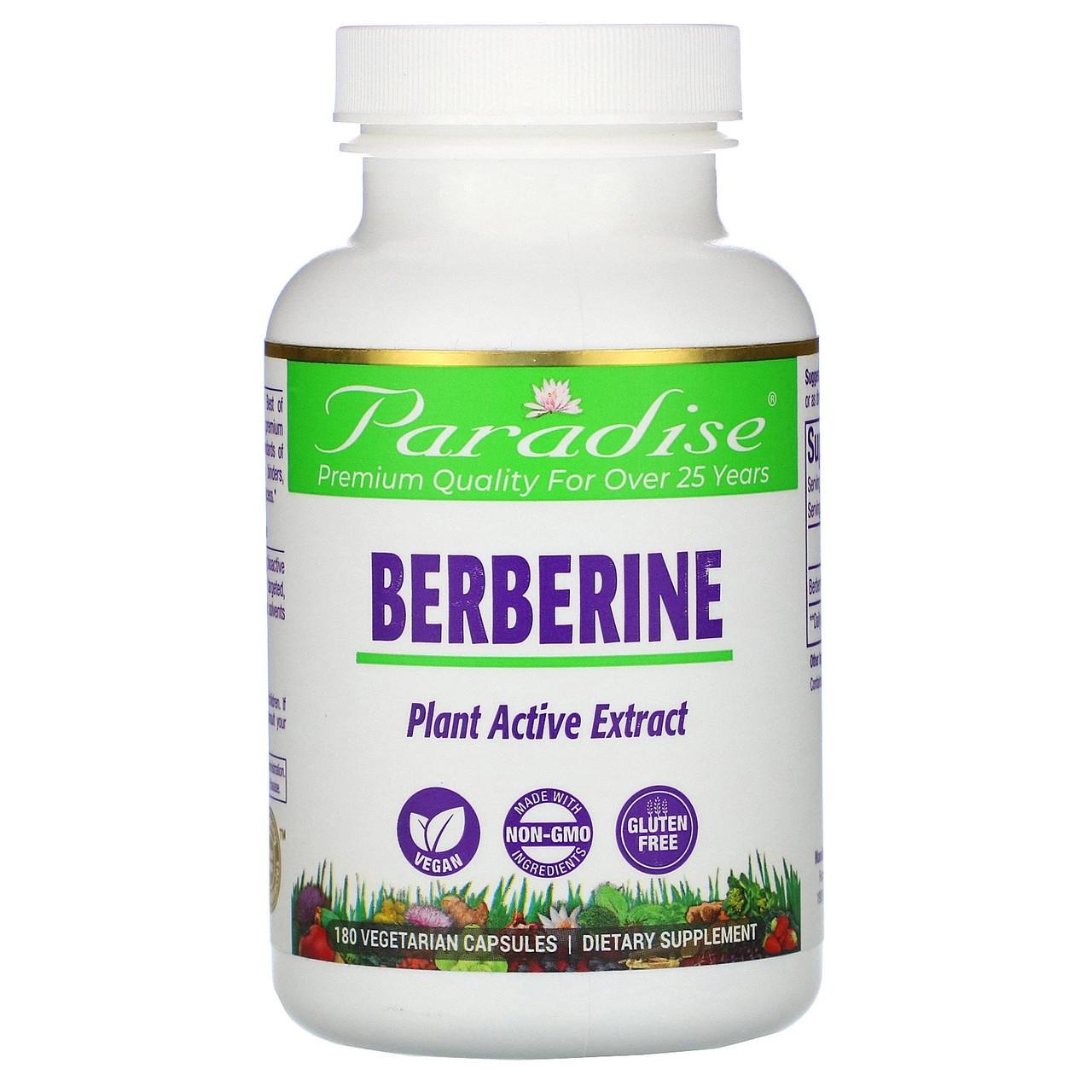 Берберин Paradise Herbs Berberine 500 мг 180 капс.