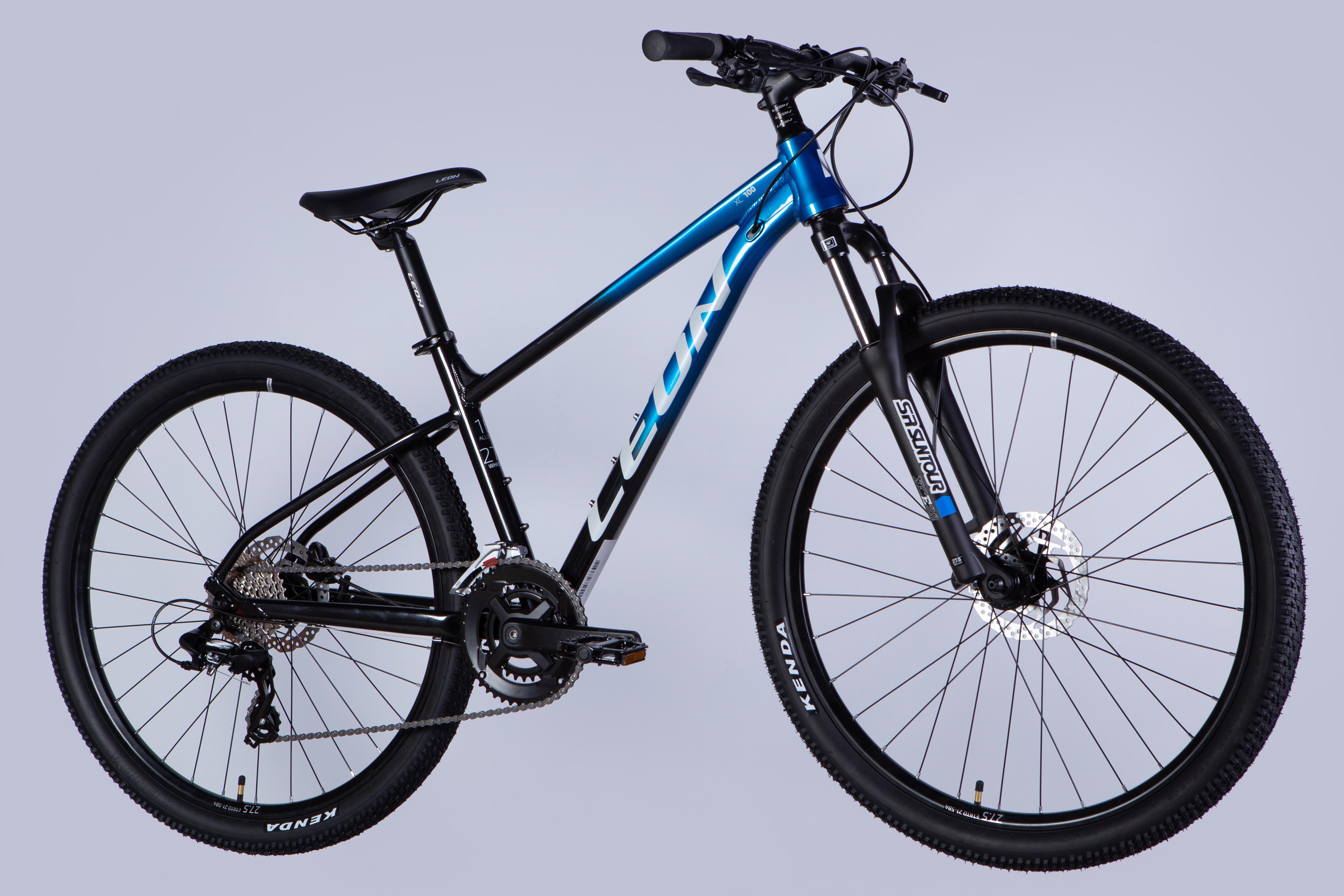 Велосипед Leon 2025 XC 100 HDD AL 27,5" рама 16" Синий с черным (OPS-LN-27,5-042) - фото 4 Велосипед Leon 2025 XC 100 HDD AL 27,5" рама 16" Синий с черным (OPS-LN-27,5-042) - фото 4