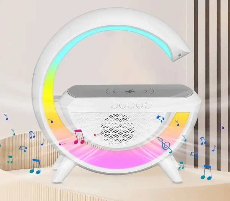 Нічник з бездротовою зарядкою та Bluetooth колонкою (BT 2301) - фото 7