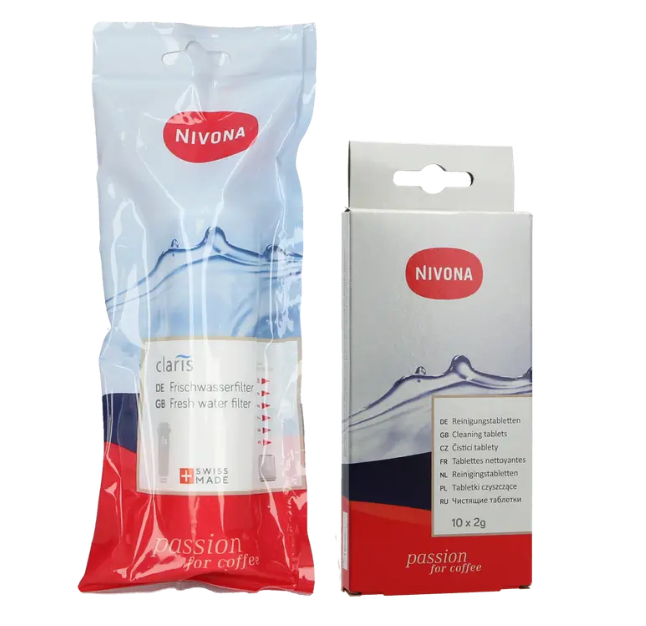 Набір для обслуговування кавоварок Nivona фільтр для Claris NIRF 700/таблетки від кавових масел та жирів NIRT700 (10251057) Набір для обслуговування кавоварок Nivona фільтр для Claris NIRF 700/таблетки від кавових масел та жирів NIRT700 (10251057)