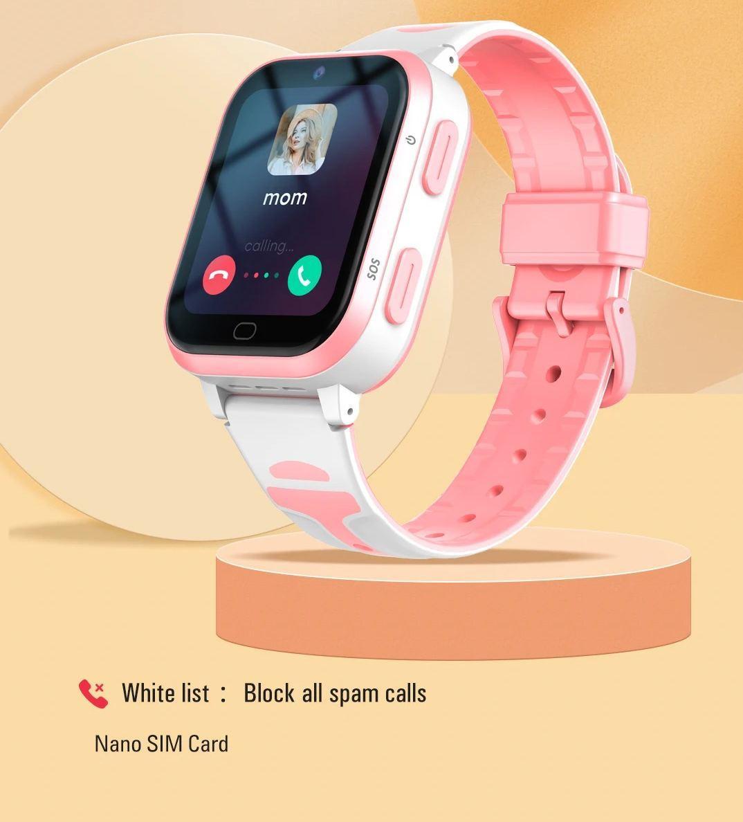 Смарт-годинник дитячий Lemfo D5 з SIM GPS Рожевий 4G Android OS (26389497) - фото 6 Смарт-годинник дитячий Lemfo D5 з SIM GPS Рожевий 4G Android OS (26389497) - фото 6