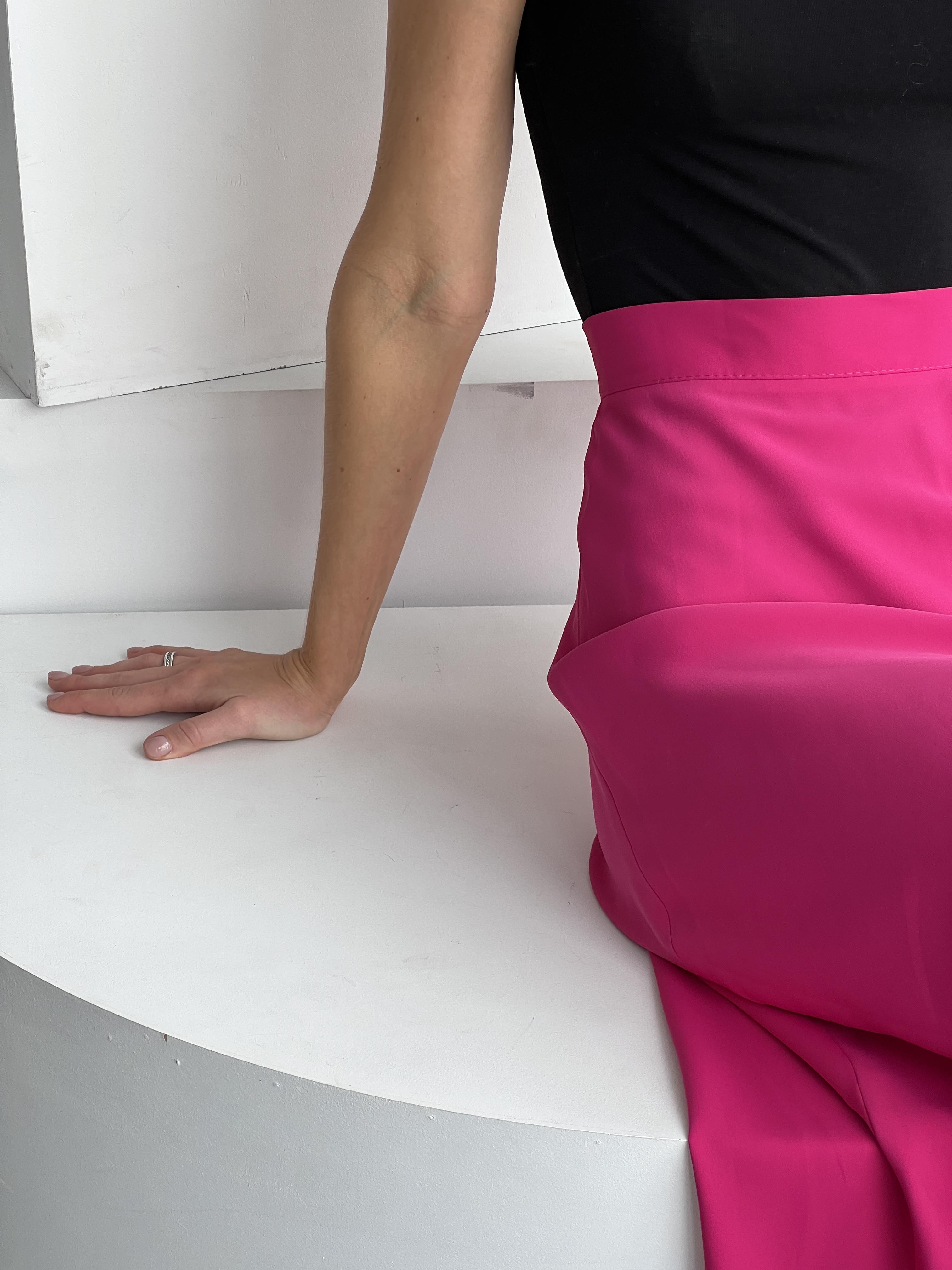 Спідниця-трапеція міді Дика Спідниця XS Рожевий (2023) - фото 3 Спідниця-трапеція міді Дика Спідниця XS Рожевий (2023) - фото 3