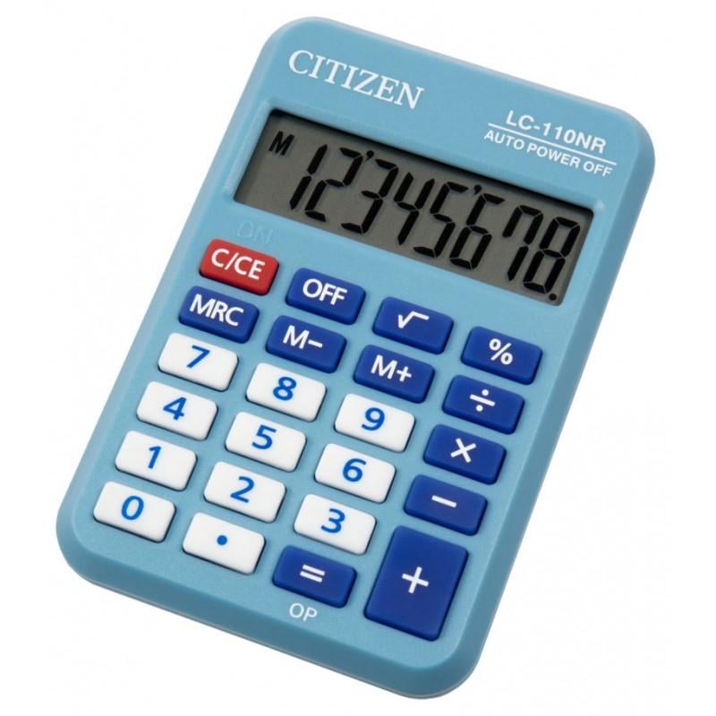 Калькулятор карманный Citizen LC-110NR-BL Калькулятор карманный Citizen LC-110NR-BL