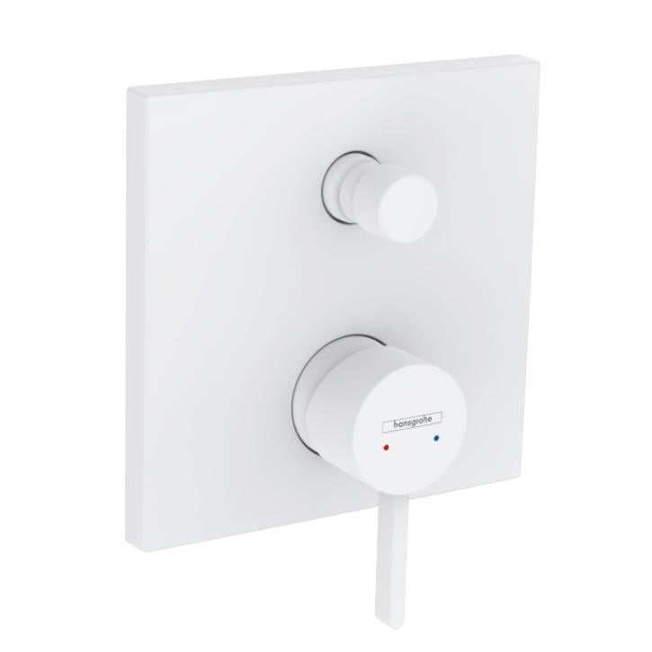 Смеситель для ванны/душа скрытого монтажа Hansgrohe Finoris Белый матовый (76415700)