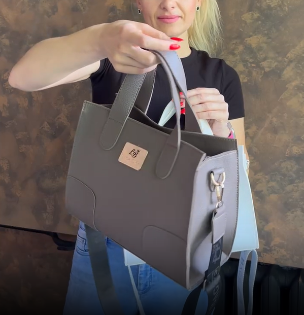 Сумка женская кросс-боди из экокожи Капучино (2731768122) - фото 9 Сумка женская кросс-боди из экокожи Капучино (2731768122) - фото 9