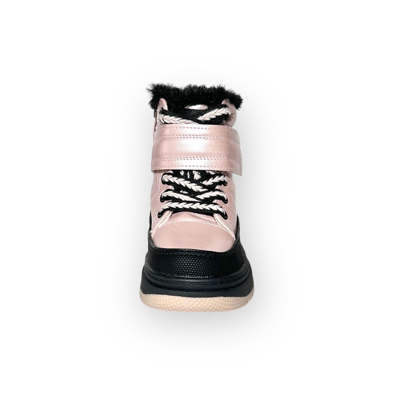 Чоботи дитячі зимові для дівчинки Clibee р. 28/18 см Рожевий (HB532) - фото 3