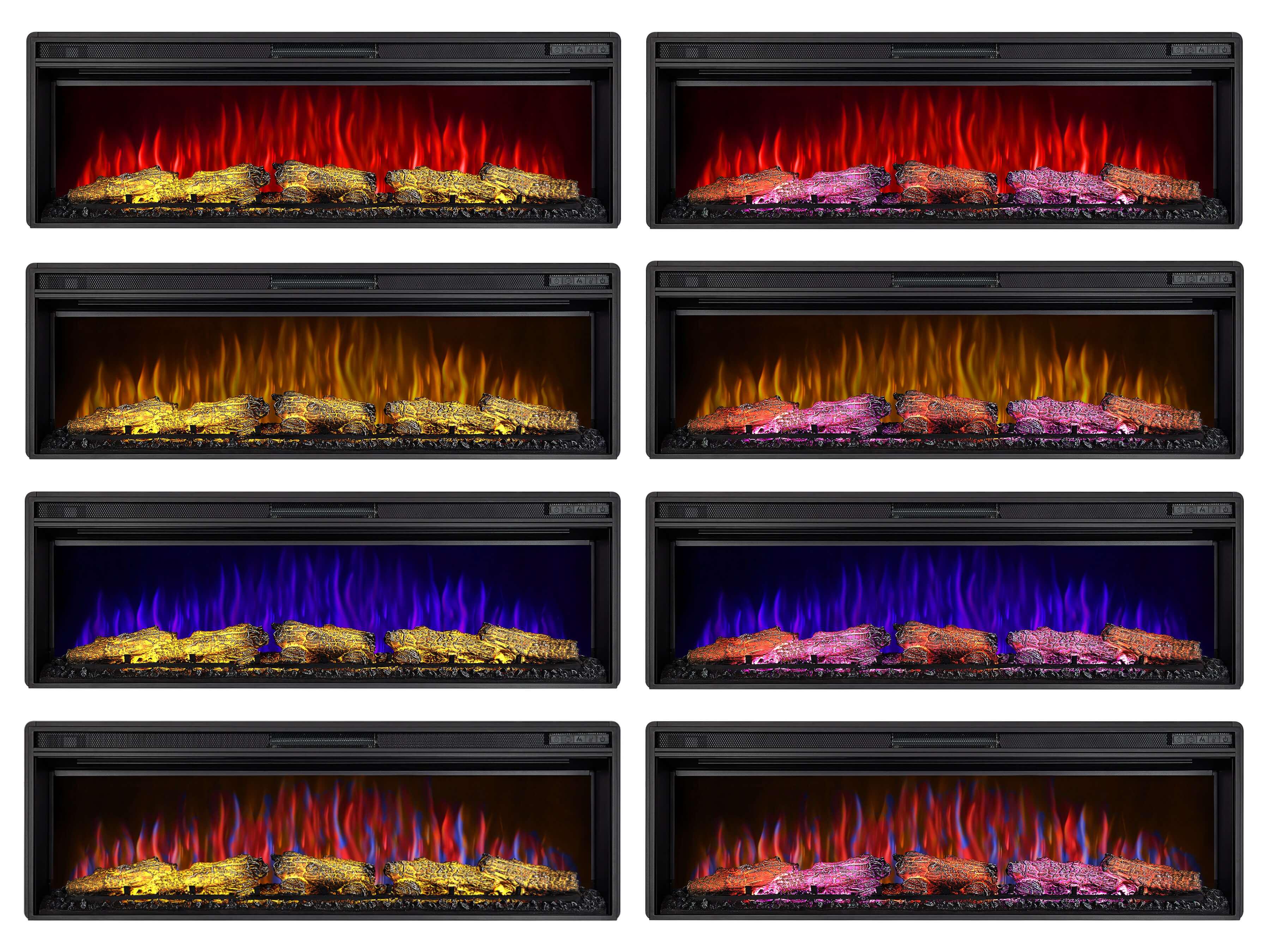 Электрокамин ArtiFlame AF50 с обогревом и звуком горения огня Multicolor - фото 3