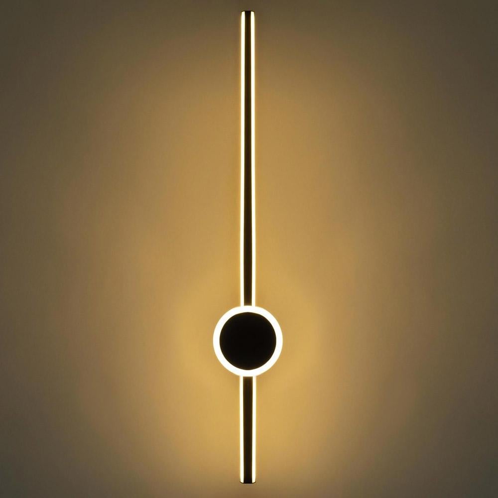 Светильник настенный светодиодный Light House SY-19010/800 BK 800х120х50 мм 64W Черный - фото 2