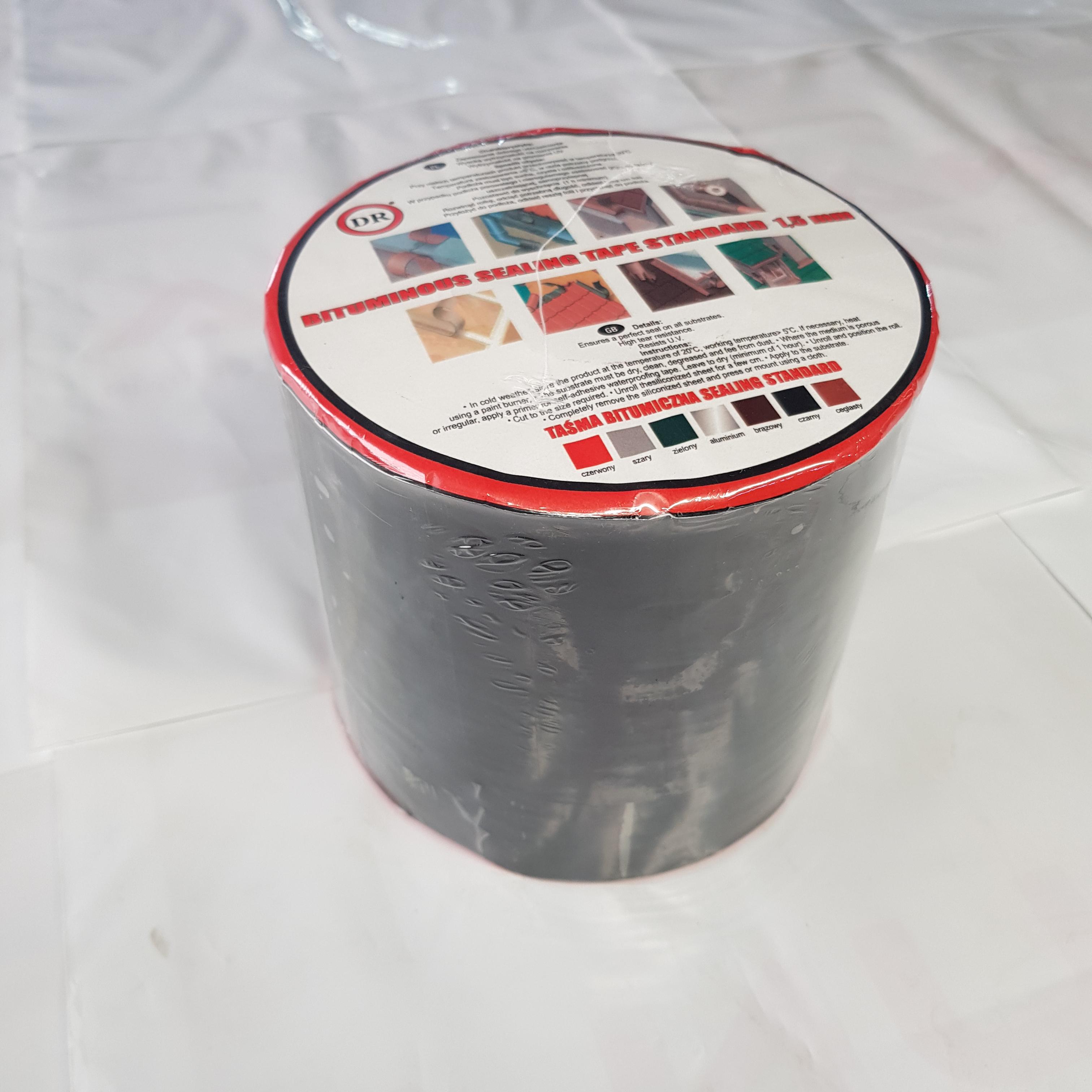 Стрічка бітумна DR Standard RAL 9005 для покрівлі самоклеюча герметизуюча 150 мм х 10 м Чорний