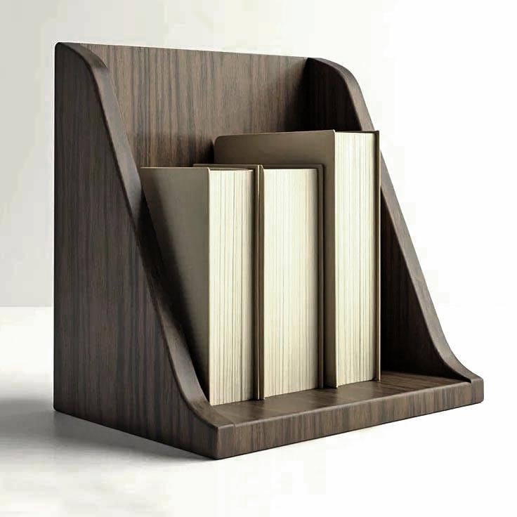 Полка книжная настольная из дерева Ширано Палисандр (КПА-034502)