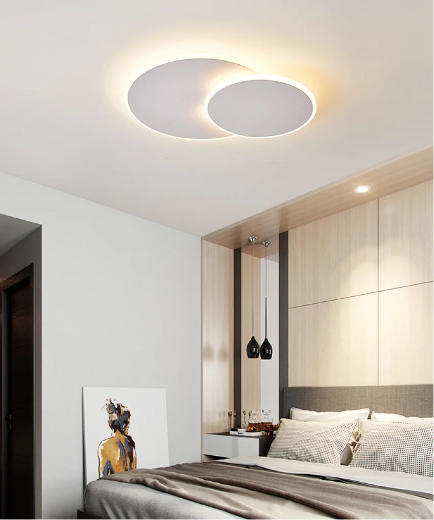 Стельовий світильник Duo Rings LED 54W Білий (SDLC-00028)
