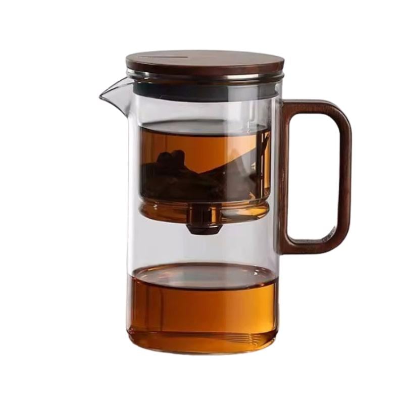 Заварник-тіпод для чаю Bonston BP13 з кнопкою скляний 500 мл (973)