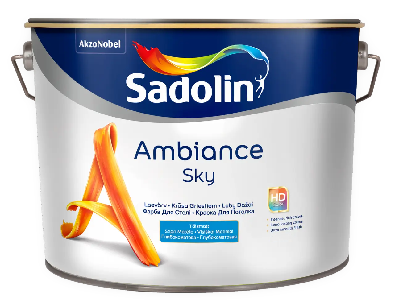 Краска для потолка глубоко матовая Sadolin Ambiance Sky 10 л BW Белый (2889743043)