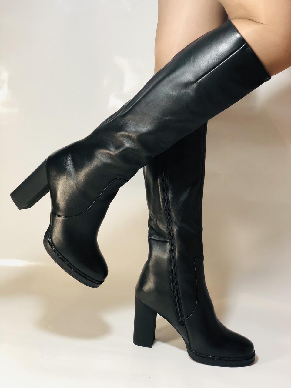 Сапоги женские зимние Erisses р. 36 23,5 см Черный (2421)