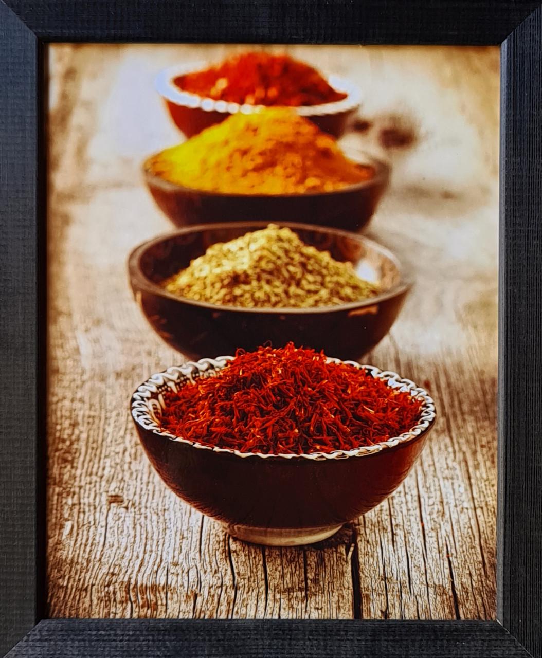 Фотокартина в деревянной раме Spices 5 20х25 см (POS-2025-066)