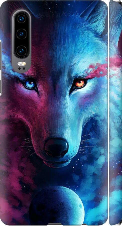 Чохол на Huawei P30 Арт-вовк (3999m-1622-42517)