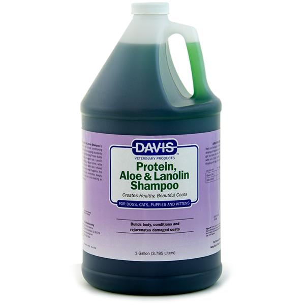 Шампунь для собак/котов концентрат Davis Protein&Aloe&Lanolin Shampoo протеин алоэ ланолин 380 мл (PALSG)