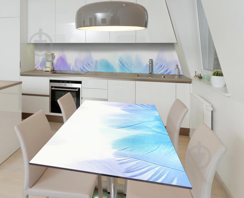 Наклейка 3Д виниловая на стол Zatarga «Лиловое оперенье» 650х1200 мм (Z184277/1st) Наклейка 3Д виниловая на стол Zatarga «Лиловое оперенье» 650х1200 мм (Z184277/1st)