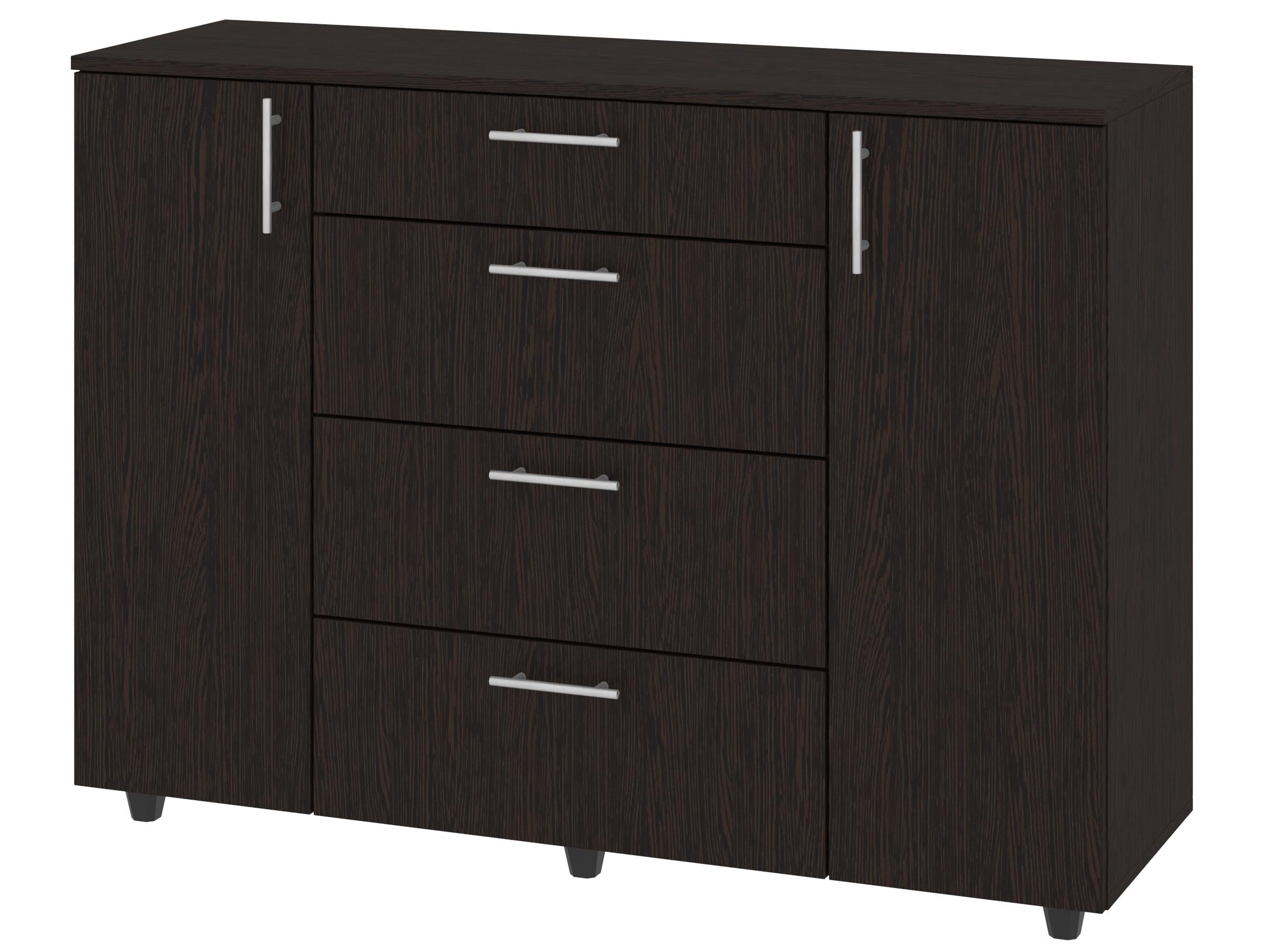 Комод с ящиками PEHOTIN Милана К-2+4 ДСП 120х38х87,4 см Венге (PN-100440) Комод с ящиками PEHOTIN Милана К-2+4 ДСП 120х38х87,4 см Венге (PN-100440)