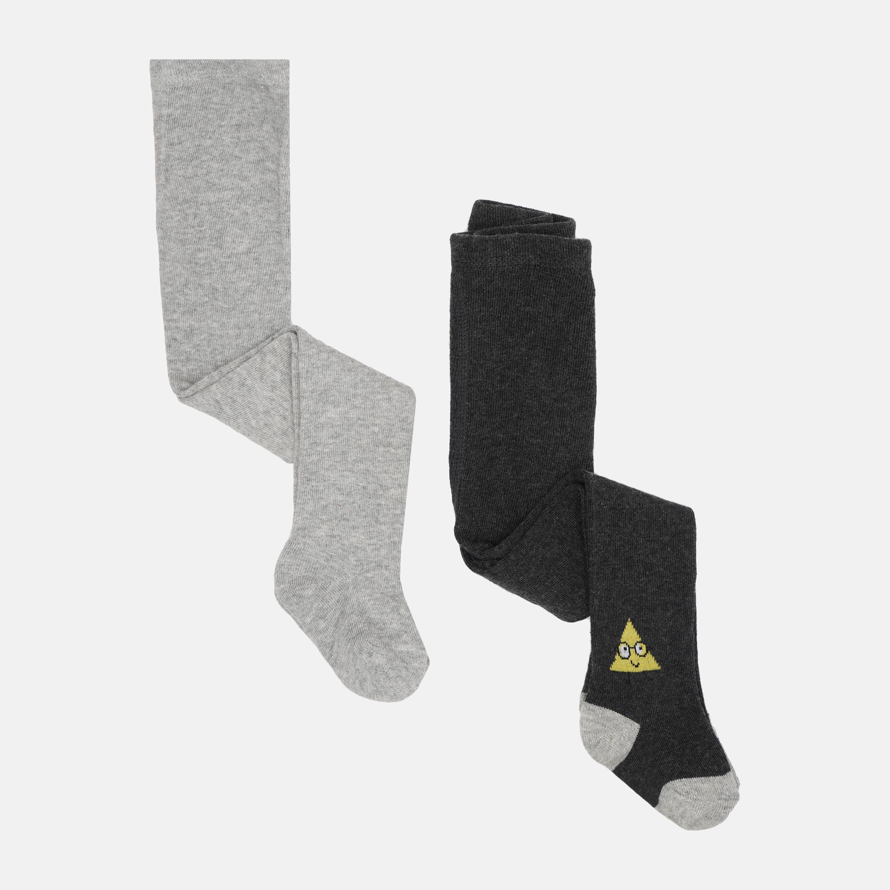 Колготки C&A 56-62 см 2 шт. Серый/Темно-серый (760132028680)