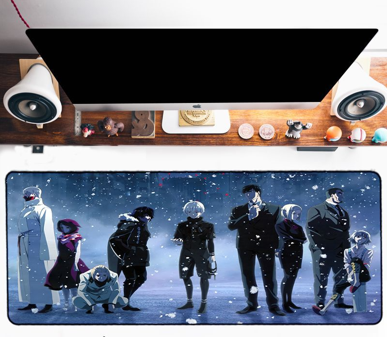 Коврик для мышки с Аниме принтом Tokyo ghoul 800х300х3 мм (0211)