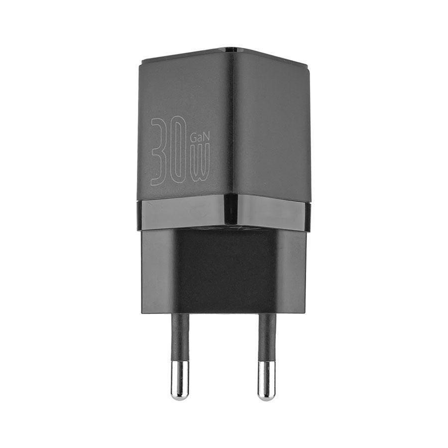 Зарядний пристрій BASEUS GAN3 Fast Charger 1C 30W EU Black (CCGN010101) - фото 3 Зарядний пристрій BASEUS GAN3 Fast Charger 1C 30W EU Black (CCGN010101) - фото 3