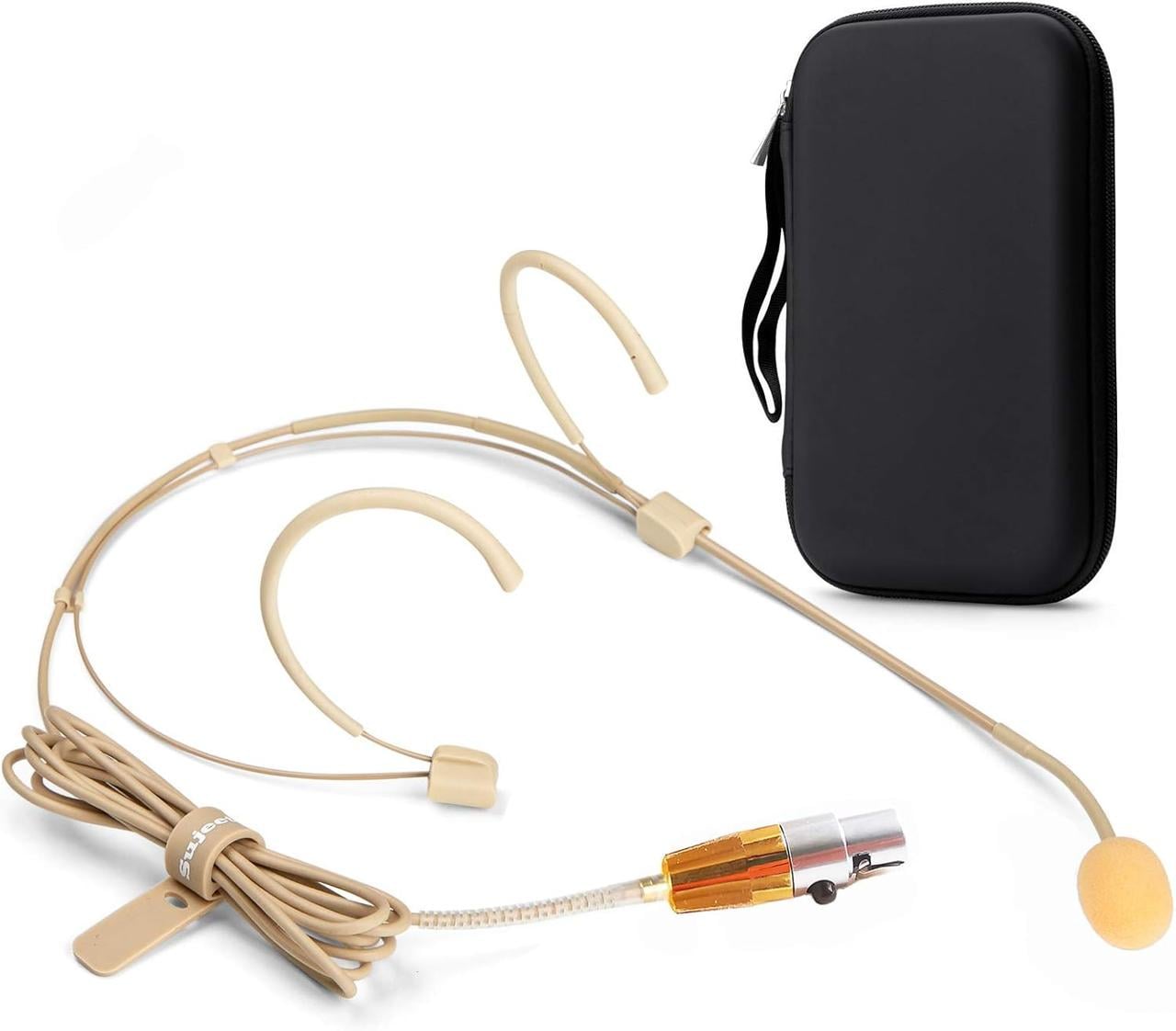 Наушник-микрофон с незаметным креплением на два уха подходит для беспроводных поясных передатчиков AKG