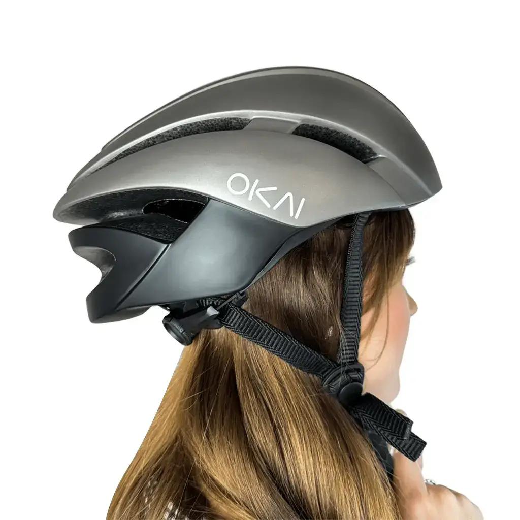 Шлем защитный OKAI L 56-62 см Grey - фото 6 Шлем защитный OKAI L 56-62 см Grey - фото 6