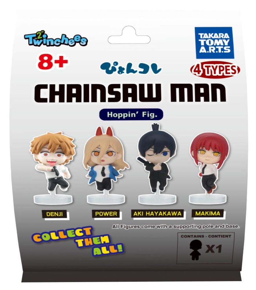 Колекційна фігурка-сюрприз стрибаюча Tomy Chainsaw Man Twinchees (2666343901)