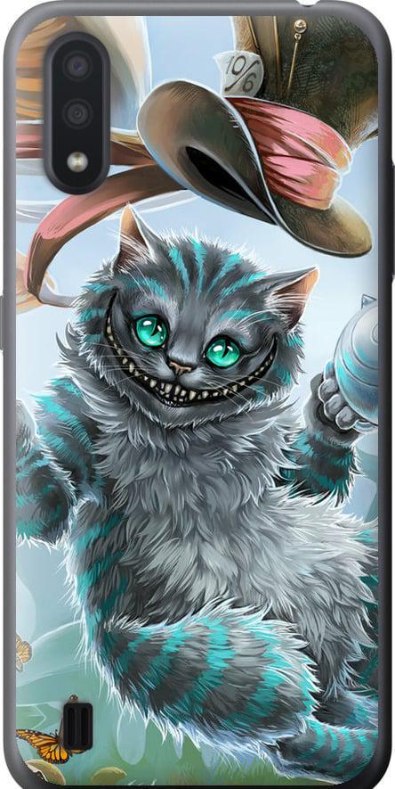 Чохол на Samsung Galaxy A01 A015F Чеширський Кіт 2 (3993t-1842-42517)
