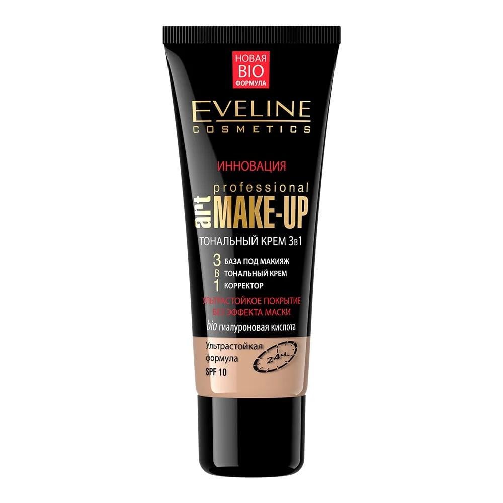 Тональний крем Eveline Cosmetics Art Professional 3в1 30 мл Натуральний