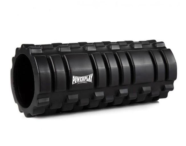 Набор для массажа PowerPlay PP-4096 ролик 33x14 см/2 мяча/резинка 11 кг Black (PP_4096_Black) - фото 8