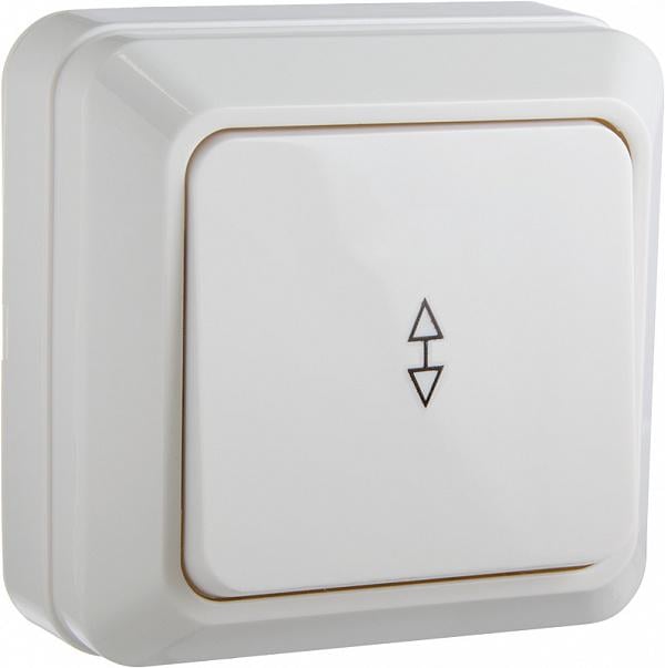 Выключатель АСКО-УКРЕМ CT 1-клавишный проходной наружный Белый (ВЗп10-1-0-Ct-W) Выключатель АСКО-УКРЕМ CT 1-клавишный проходной наружный Белый (ВЗп10-1-0-Ct-W)